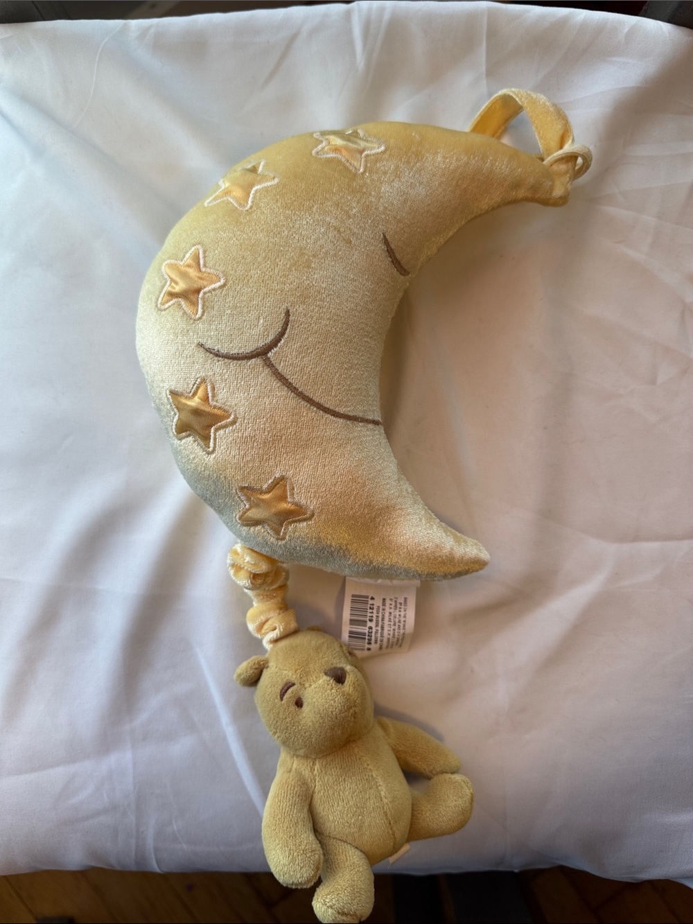 Disney Baby Winnie The Pooh Plush Moon Pull Down Music
